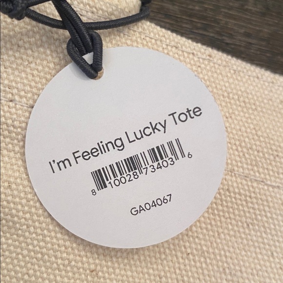 Google I’m Feeling Lucky Tote Bag - NEW WITH TAGS!! - Picture 7 of 7